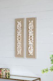 S/2 9.3x1.6x31.3" Wall Art, Wall Décor for Living Room Dining Room Bedroom Office Entryway
