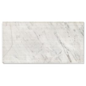 12*24 White Marble,natural marble, for wall,OL textured finished, 3D fluted marble, natural stone