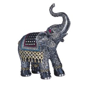 6.5"H Thai Elephant with Trunk Up Figurine Home Decor Gift