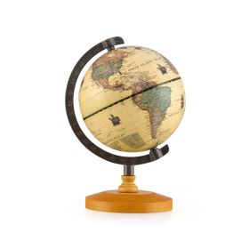 World Globe with Base for Household/Office Decor (Color: Bronze, Type: Decor Supplies)