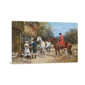 A Puppy For My Lady (Type: Standard Framed Canvas Print, size: 24" x 16" / 60cm x 40cm (approx))