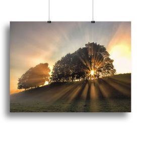 The Small Deer Canvas Print or Poster (Type: Poster Print, size: 24" x 16" / 60cm x 40cm (approx))