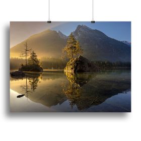 Golden Morning Canvas Print or Poster (Type: Standard Framed Canvas Print, size: 32" x 24" / 80cm x 60cm (approx))