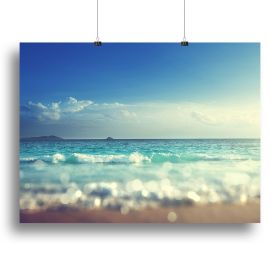 sunset time tilt shift soft Canvas Print or Poster (Type: Standard Framed Canvas Print, size: 24" x 16" / 60cm x 40cm (approx))